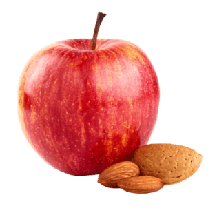 Jabolka in mandlji